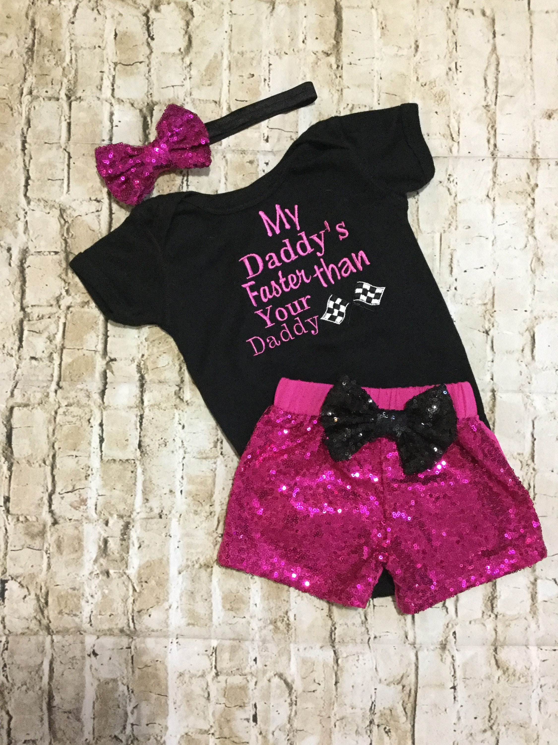 Racing onesie racing outfit for newborn my daddy is faster Etsy