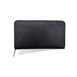 Tarjetero y cartera Saffiano negro