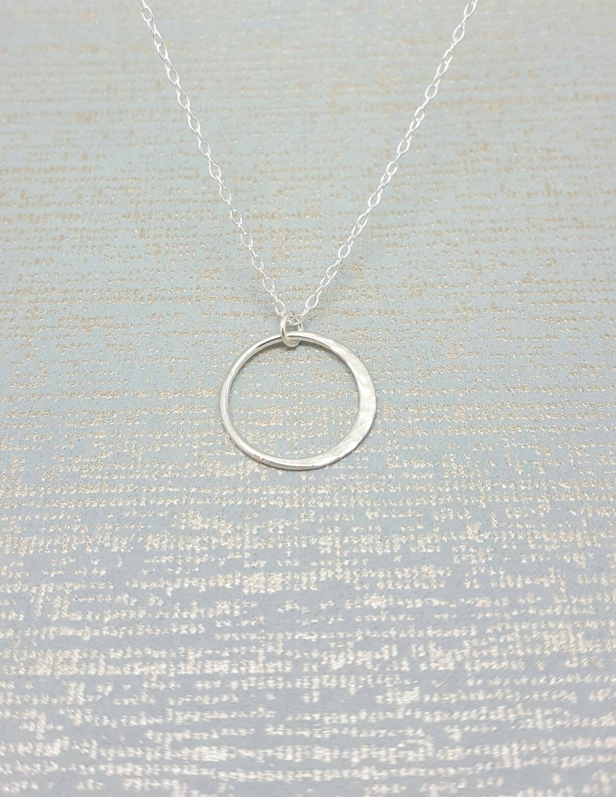 Silver Moon Necklace Sterling Silver Tiny Half Moon Modern Etsy