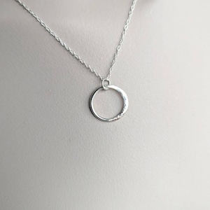 Hammered Sterling Silver Moon Necklace - Handmade Crescent Pendant - Etsy