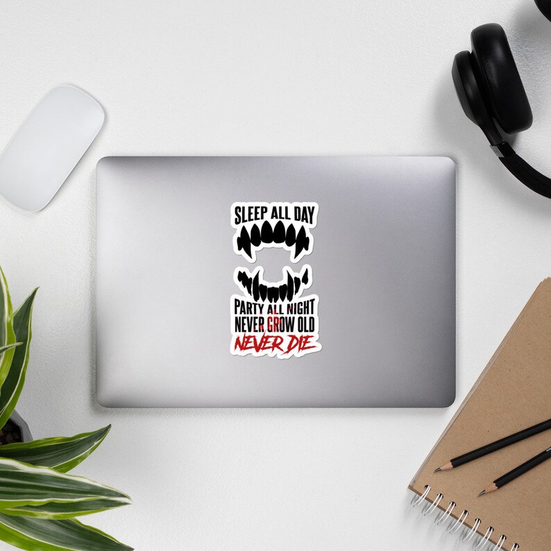 The Lost Boys Sleep all Day Party All Night Never Die Movie 5 Vinyl Sticker