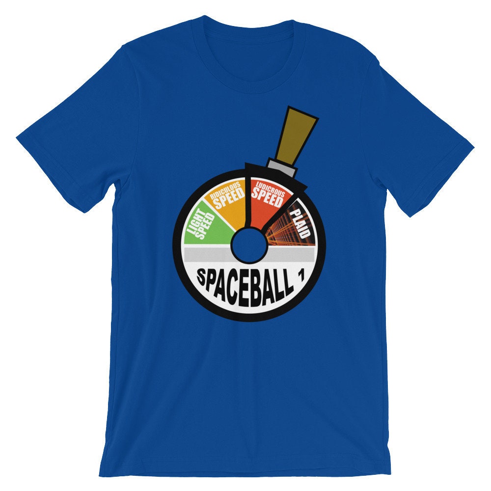 Spaceballs Ludicrous Speed Plaid Spaceball 1 Movie T Shirt Etsy