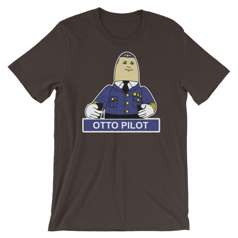 Airplane Movie Otto Pilot T-shirt | Etsy