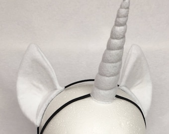 Custom Color Unicorn Horn and Ears set custom unicorn costume you choose color unicorn horn and pony ears costume pony costume unicorn