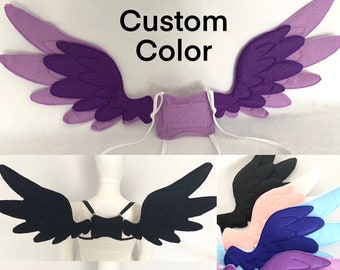 Large Angel Wings custom color Pegasus Wings Feather Wings bird wings Pony Wings Cosplay Wings Costume Wings for adults or children