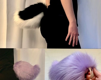 Custom Color Deer Tail Furry Bunny tail dog tail custom fursuit nub tail furry tail custom fursona tail deer tail bunny tail