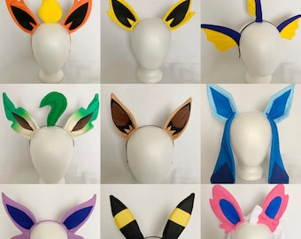 Eeveelution ear cosplay choose from 9 eeveelution ear cosplay headbands