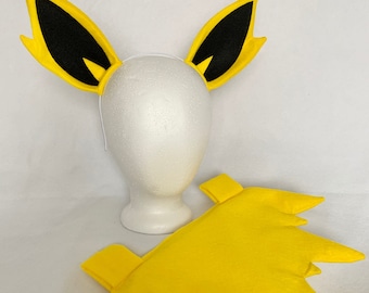 Jolteon Ears or Tail Jolteon cosplay ears headband Jolteon costume ears Jolteon Gijinka Eeveelution ears Jolteon cosplay jolteon tail ears