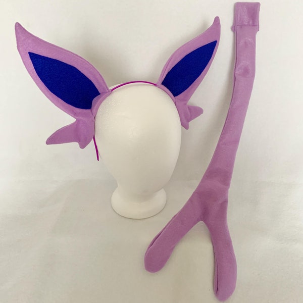 Psychic type purple fox cosplay ears or tail