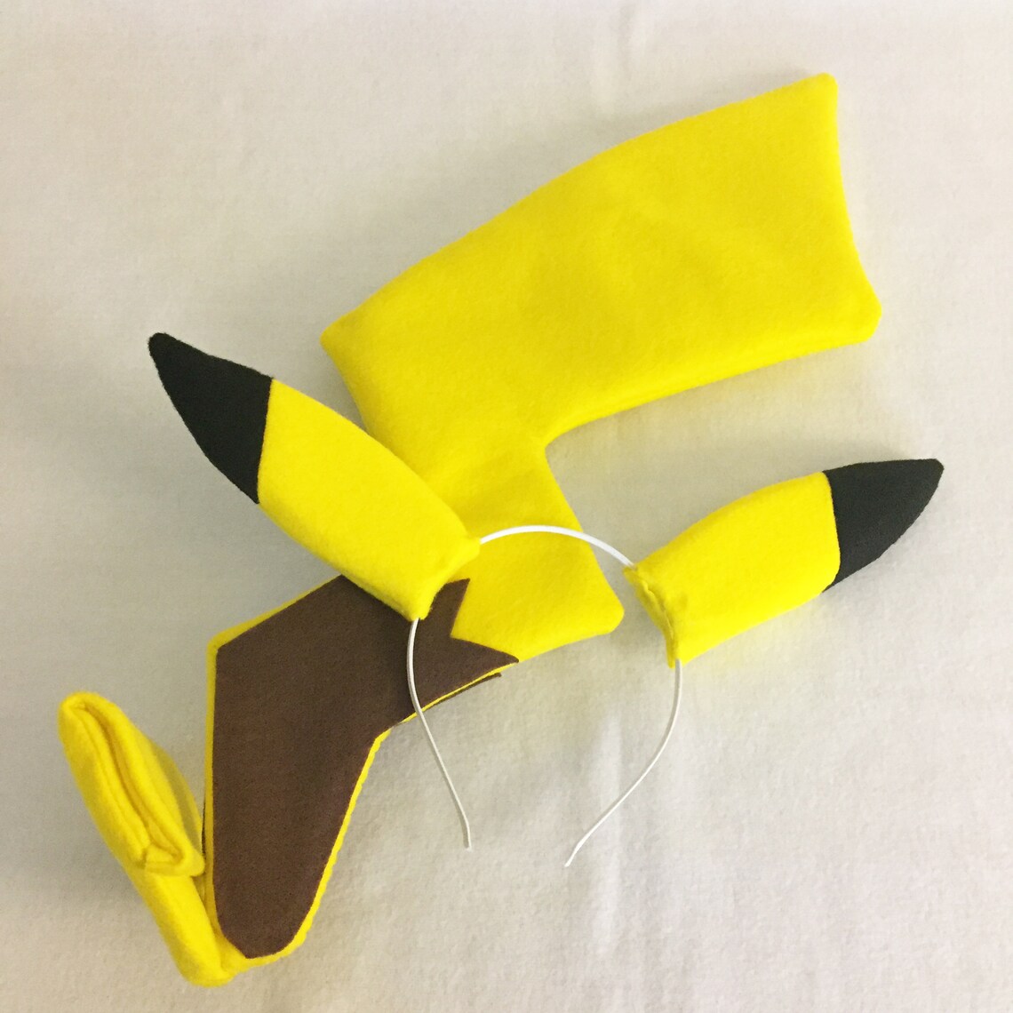 Pikachu Ears and stand-up Tail Pikachu cosplay Pikachu ears | Etsy
