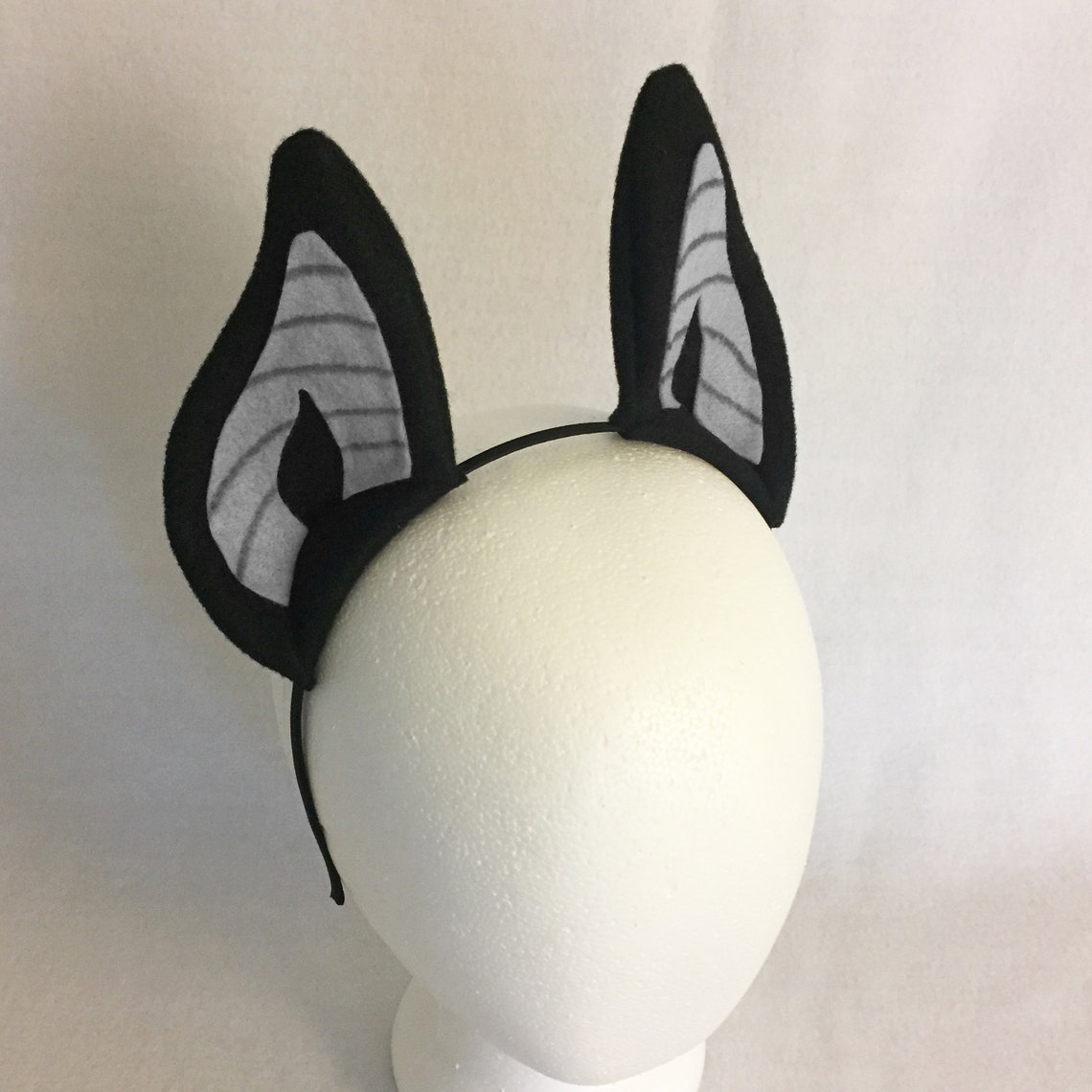 Black Bat Ears Bat Costume Bat Ears Headband Bat Ear Headband Etsy