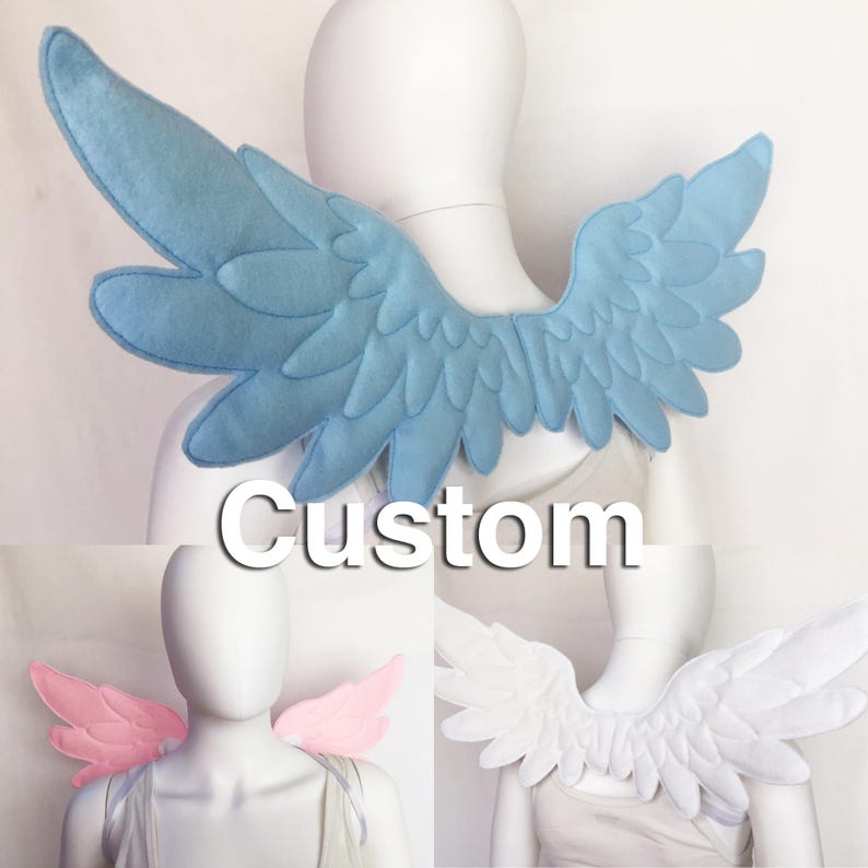 Angel Wings custom color Pegasus Wings Feather Wings bird wings Pony Wings Cosplay Wings Costume Wings for adults or children