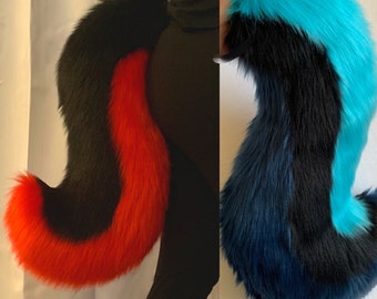 Custom Color Canine Tail Furry Wolf tail dog tail custom wolf fursuit tail furry tail custom fursona tail canine dog wolf tail