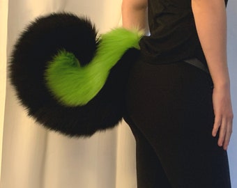 Custom Color Husky Tail Furry Wolf tail dog tail custom curly fursuit tail furry tail custom fursona tail curly husky tail wolf tail
