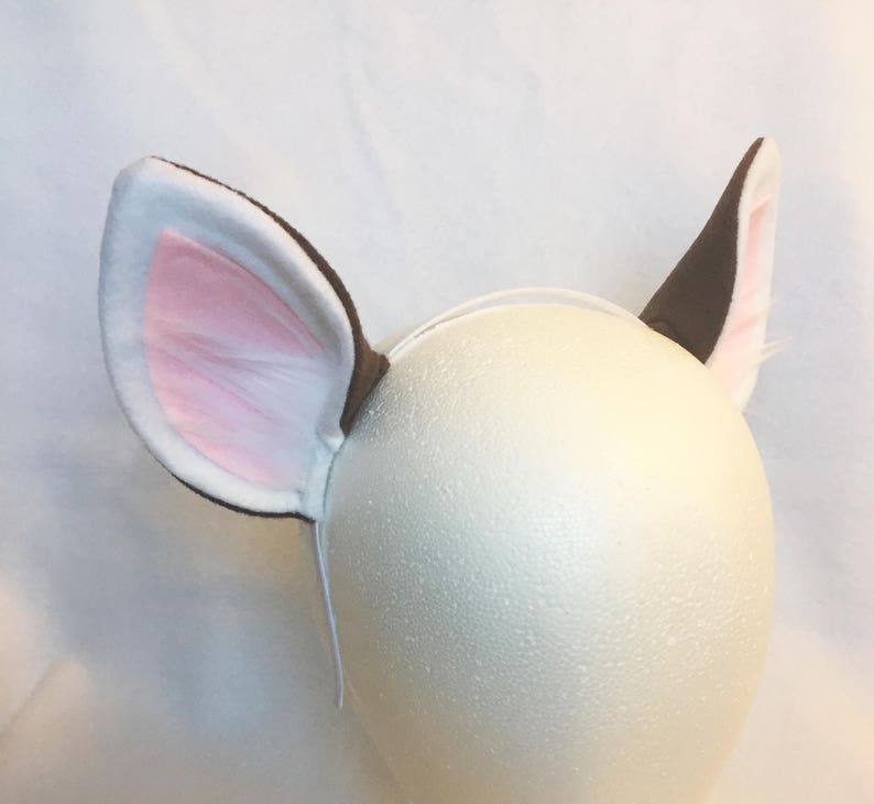 Deer Ears with optional antlers headband custom color doe ears Etsy