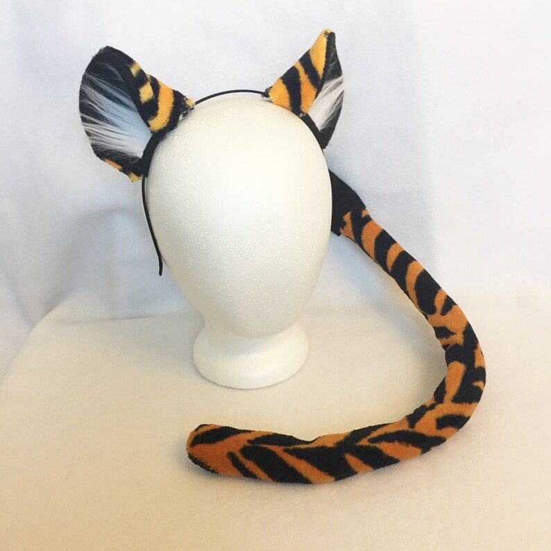 Tiger Ears or Tail tiger costume ears tiger ears headband | Etsy