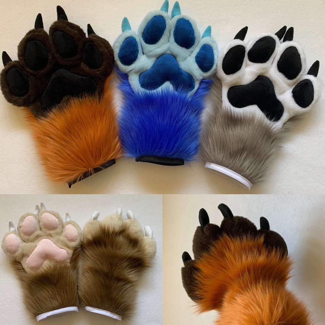 Custom Color Puffy Handpaws Fursuit Hand Paws Handsaws Fursuit - Etsy