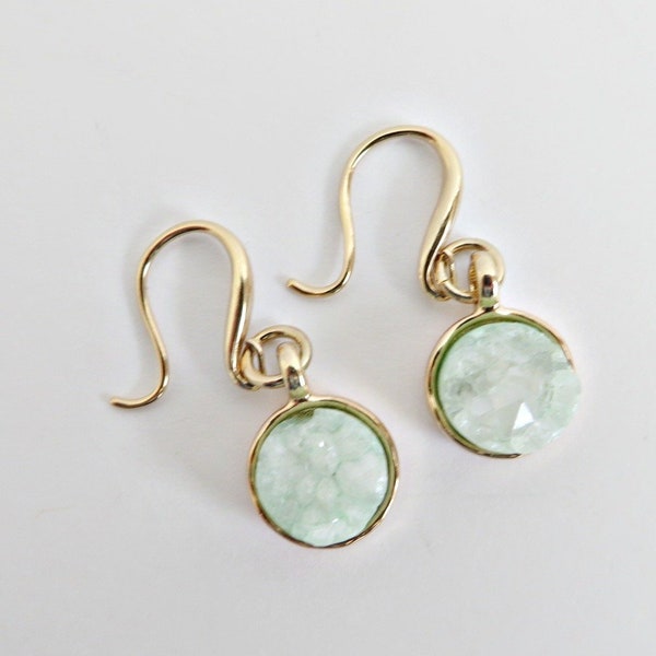 Mint Green Earrings Etsy