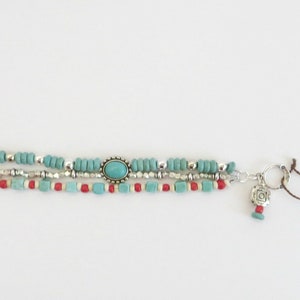 Southwest Bracelet Southwestern Bracelet Turquoise Bracelet Turquoise Jewelry Native American Jewelry Southwest Jewelry Gift For Her bild 3