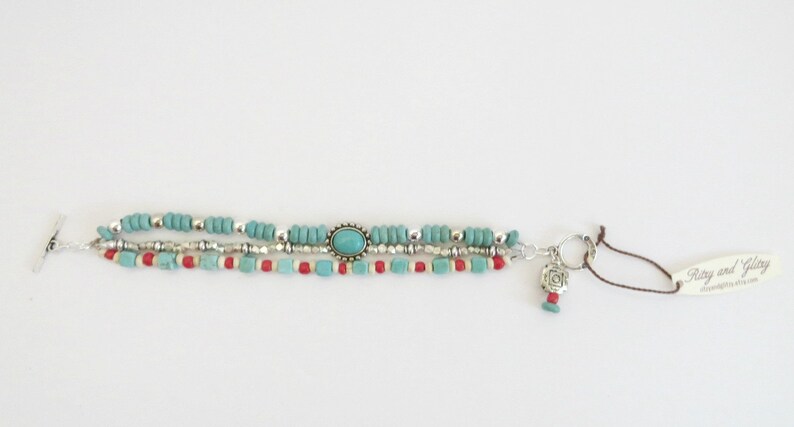 Southwest Bracelet Southwestern Bracelet Turquoise Bracelet Turquoise Jewelry Native American Jewelry Southwest Jewelry Gift For Her bild 3