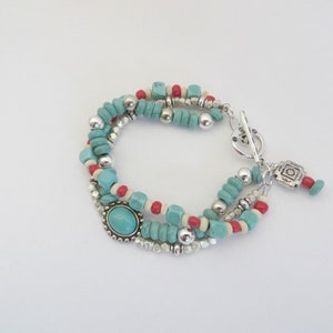 Southwest Bracelet Southwestern Bracelet Turquoise Bracelet Turquoise Jewelry Native American Jewelry Southwest Jewelry Gift For Her bild 4