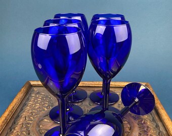 コバルトブルー カットガラス ワイングラス 4個セット il_340x270.4411768247_ml1g.jpg