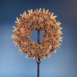 Adjustable Wreath Stand in Bronze Color With Ornate Square - Etsy