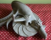 Antique Cherry Stoner. Original Cherry Pitter by Enterprise MFG, Phila, USA, Patented in 1883. Rustic Kitchen Tool for Home Decor.