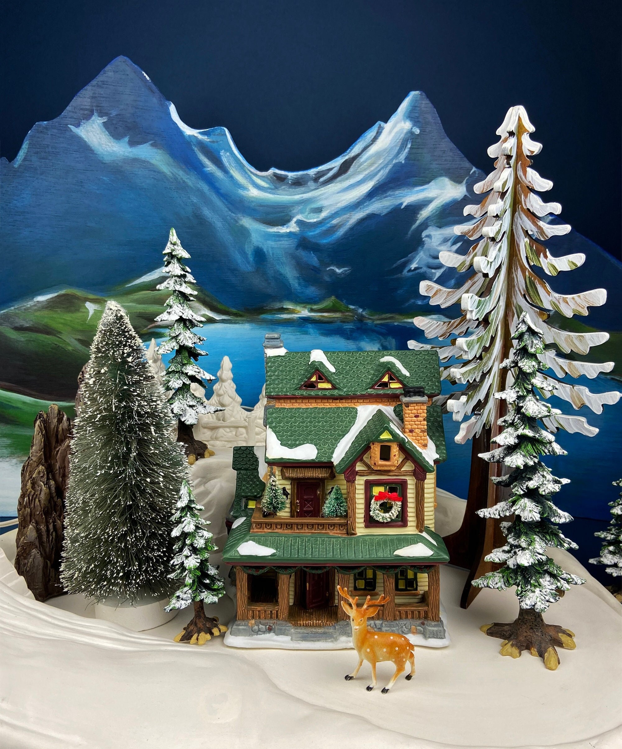 St. Nicholas Square® Kringle's Cottage Mini Christmas Ornaments 24