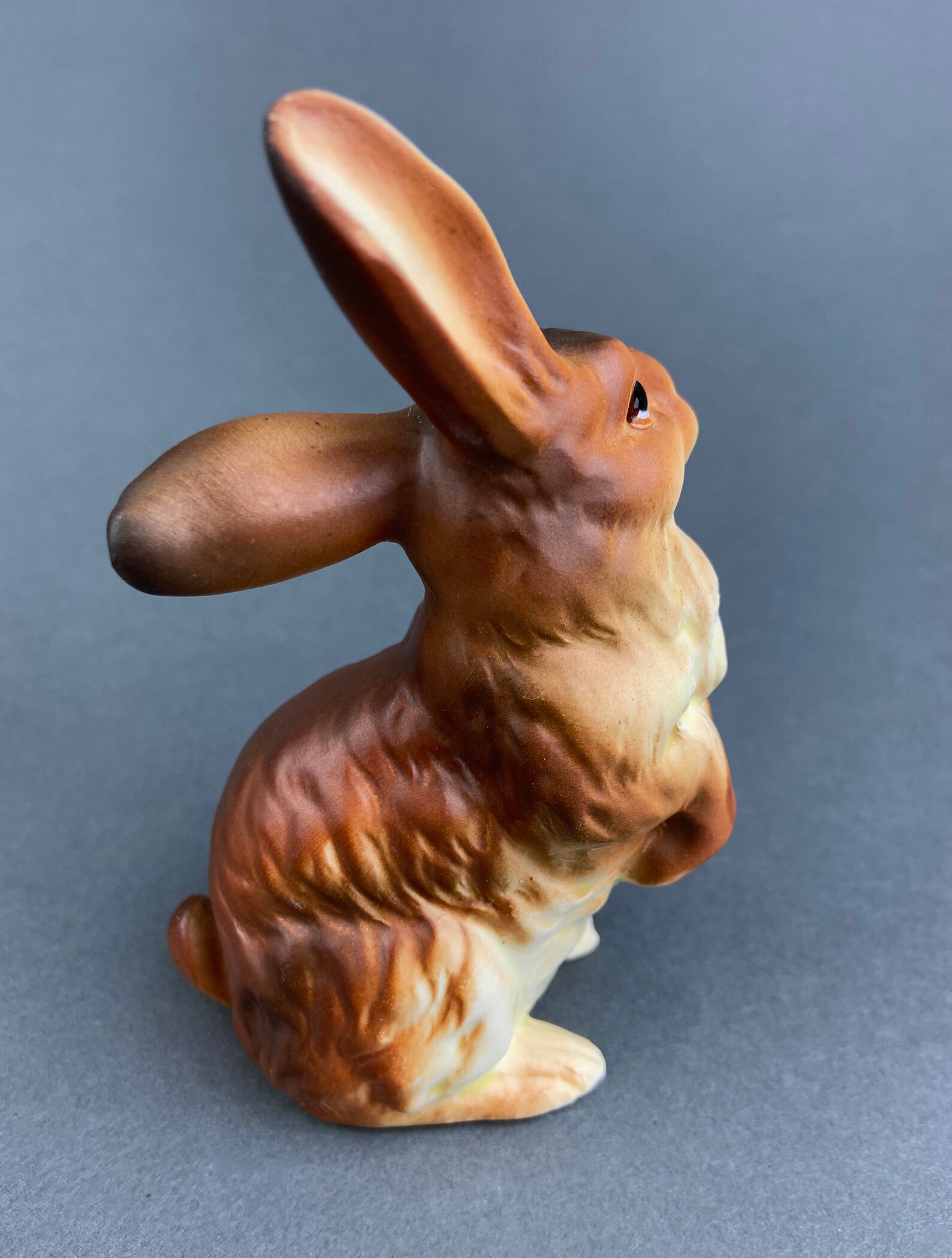 Vintage Bunny Figurines. Pair of Hand Painted Porcelain Etsy