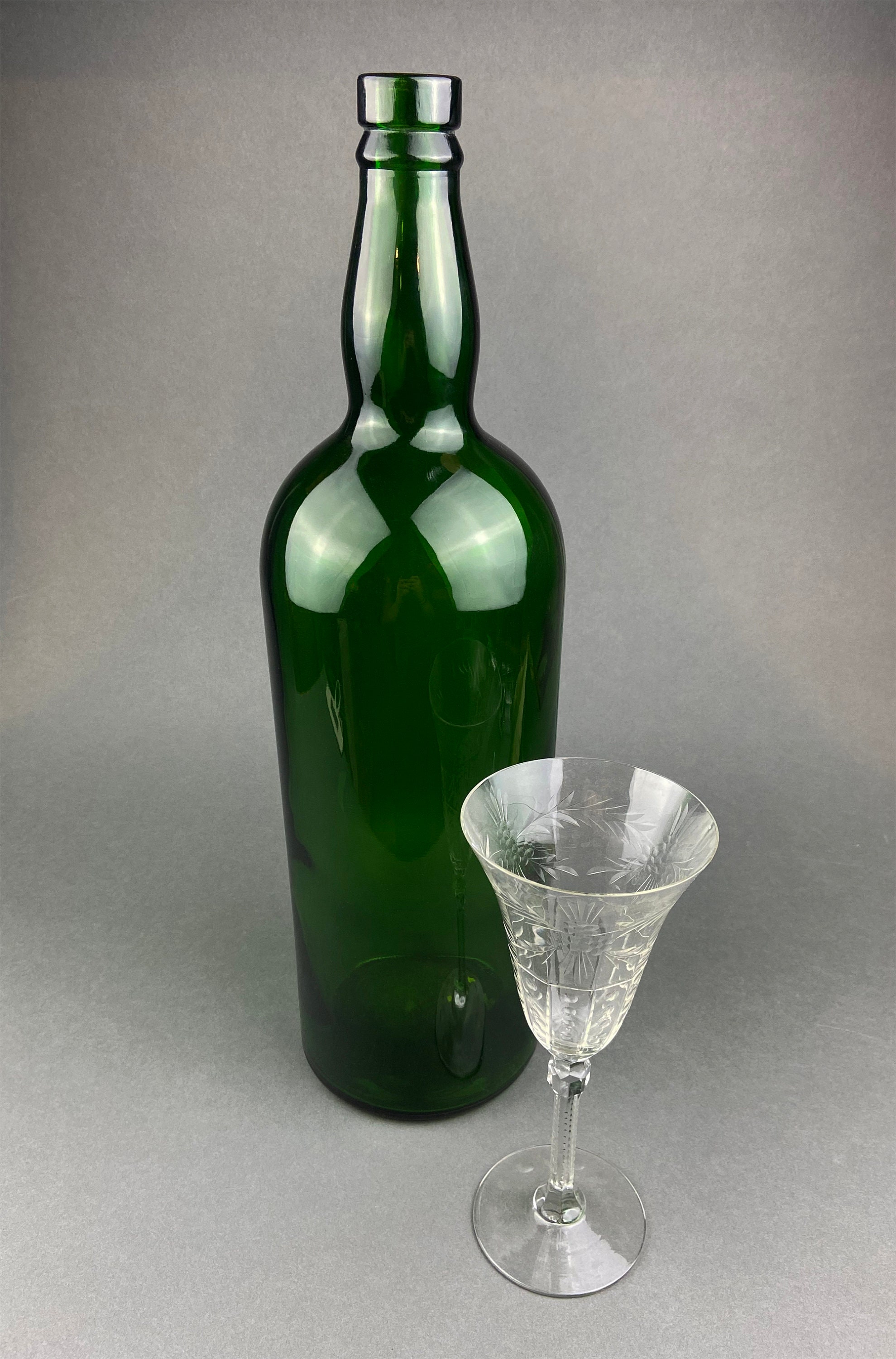 廃盤品 NORMANN  『BOLD』 ペトロールグリーン Extra Large Green Vintage Bottle by Berry Bros & Rudd, London