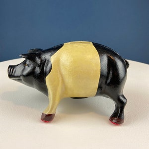 Gusseisen Sparschwein: Vintage Spardose aus Gusseisen