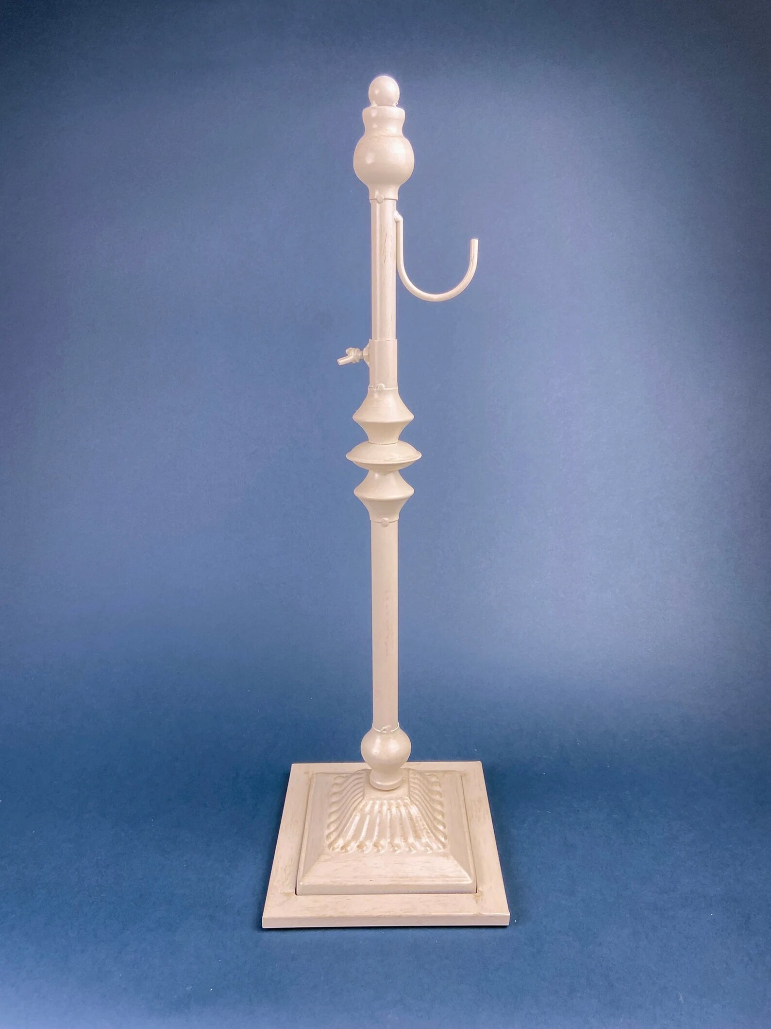 Adjustable Wreath Stand With Heavy Wrought Ornate Iron Base Etsy