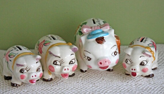 funky piggy bank
