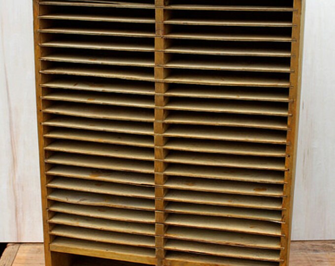 Antique Wooden Mail Sorter or WD or CD Holder. Etsy