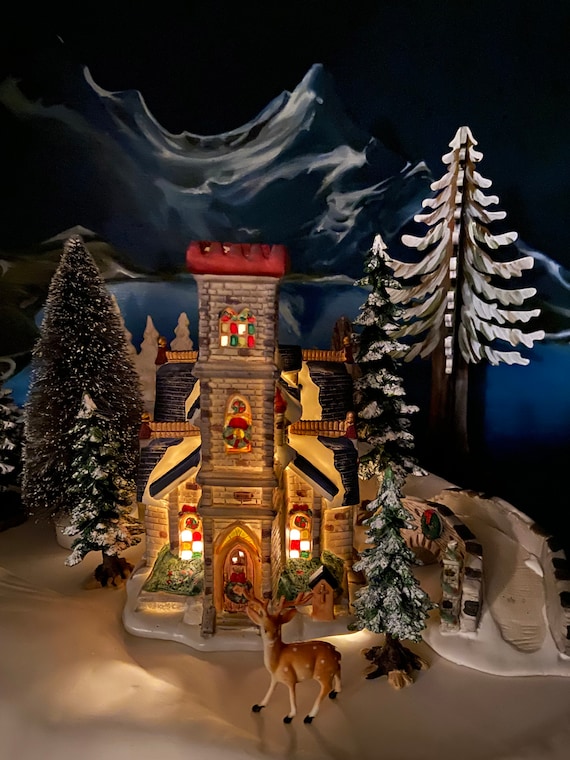 Set De Construction Winter Village: Church - 1154 Pièces, 12 Ans+, Marque Zitianyoubuild