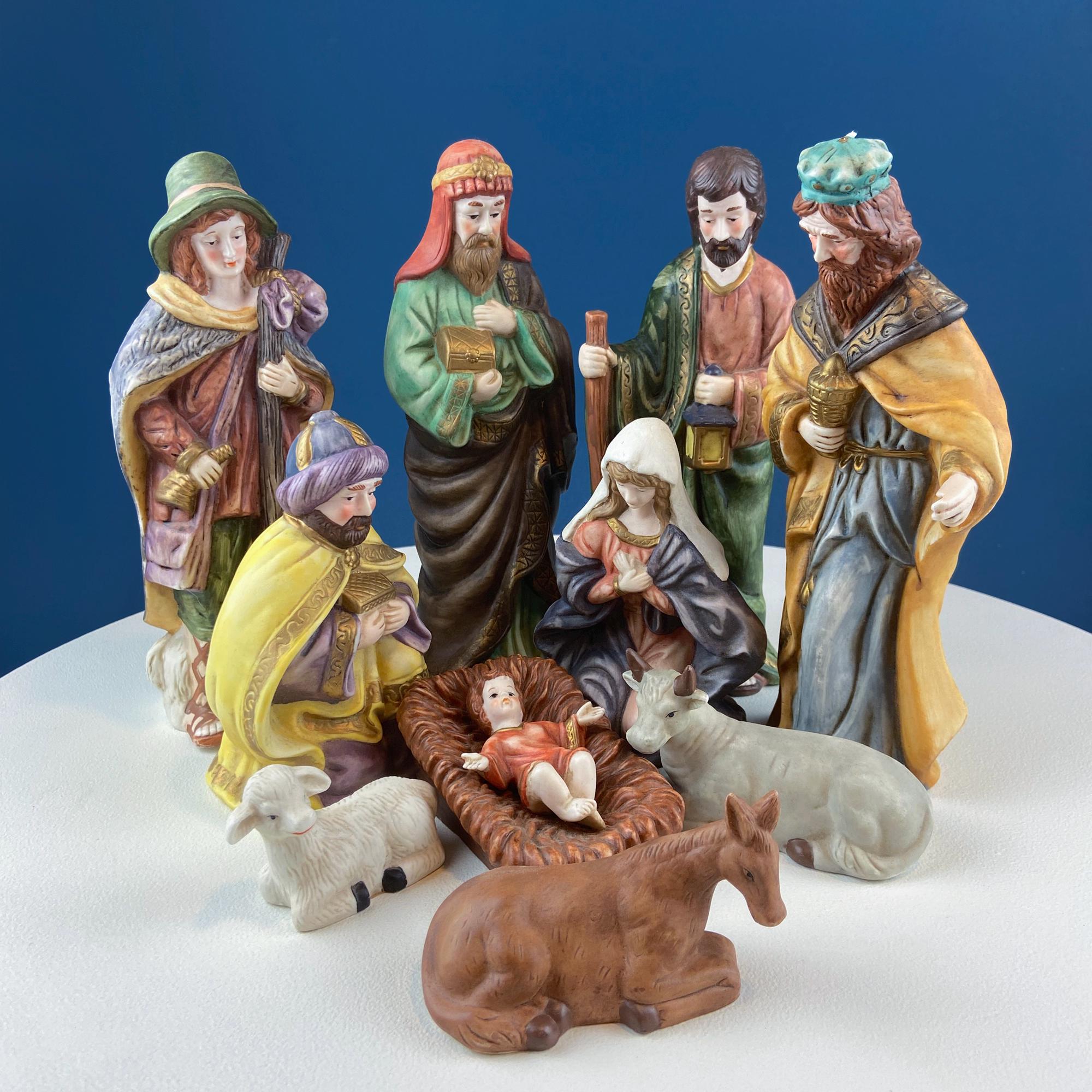 Ceramic nativity set - Etsy 日本