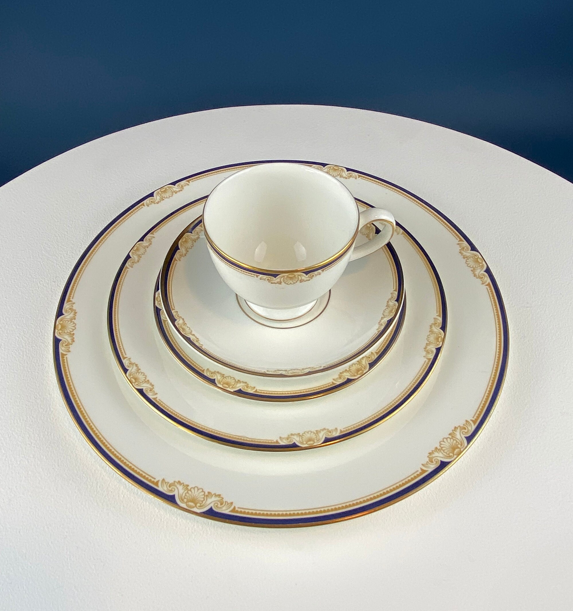 【良品】ウェッジウッド キャベンディッシュ ディナープレート11枚セット WEDGWOOD（ウェッジウッド） キャベンディッシュ 15cmプレート