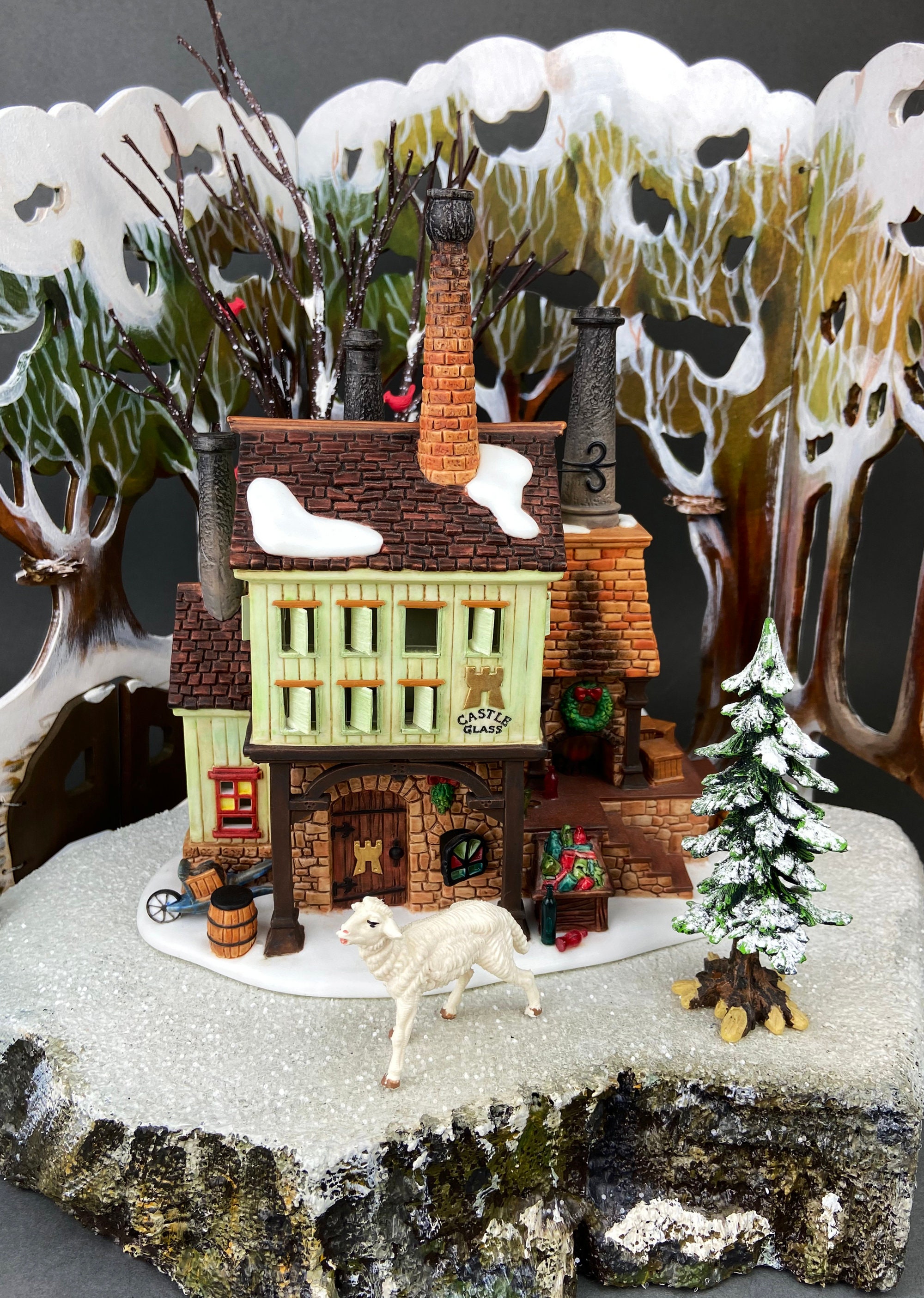 Illuminated Porcelain Christmas Village House by Dept. 56. Northern Li –  Anything Discovered
