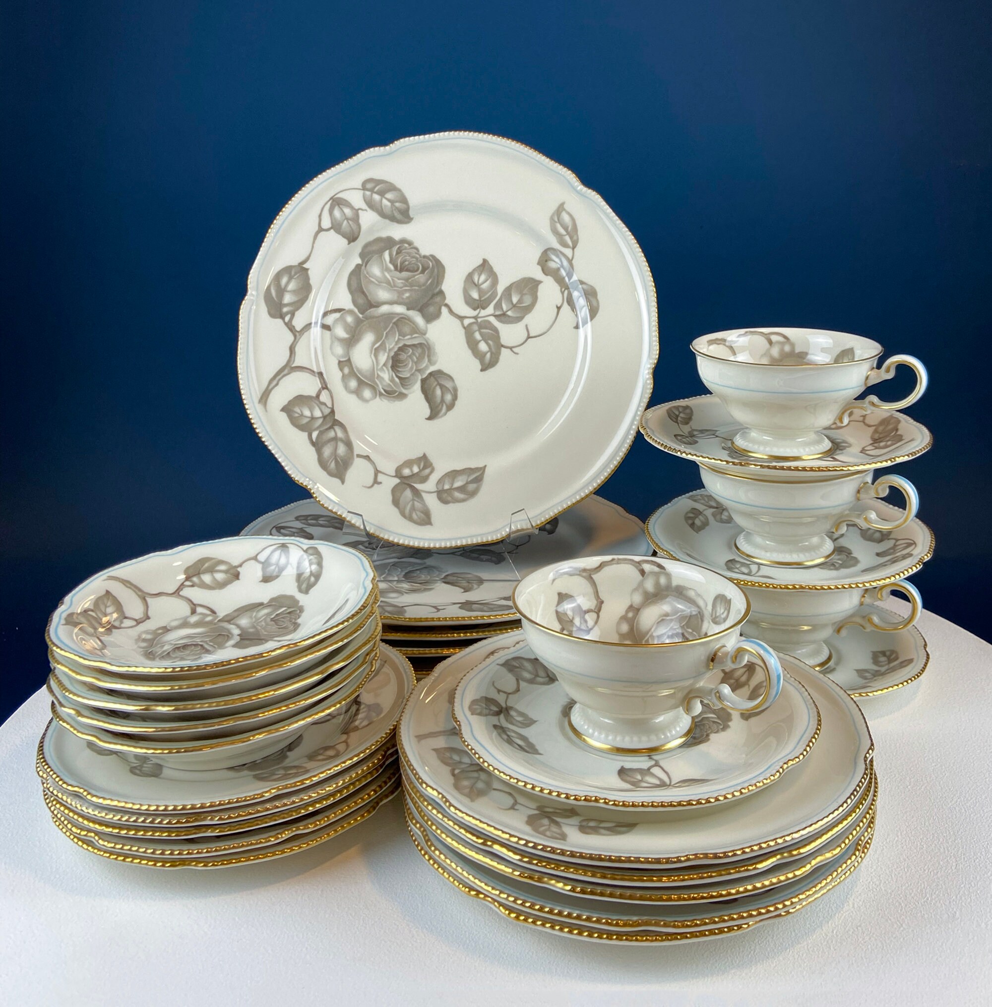 CASTLETON GLORIA ビンテージ バラ柄 陶磁器 食器セット 20点 【公式通販】
