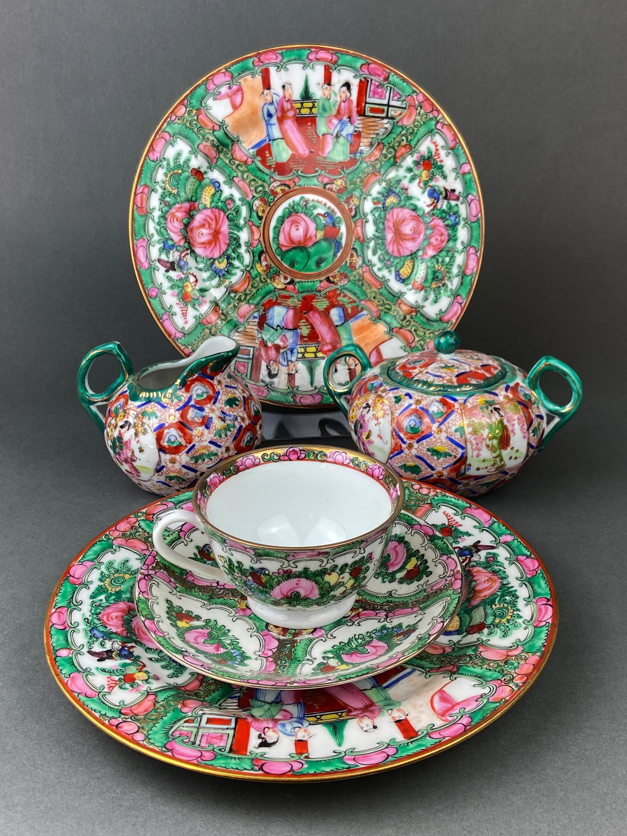 スープ皿 6枚セット ドイツ製 HUTSCHENREUTHER ローズガーランド