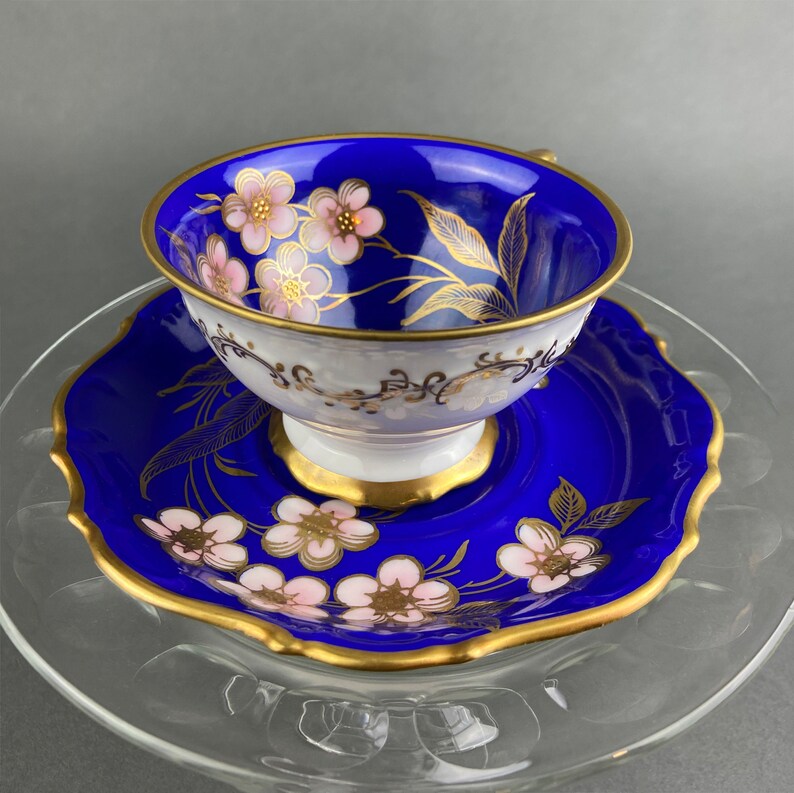 Antique Tea Cup and Saucer. Schumann Porcelain Made in Etsy