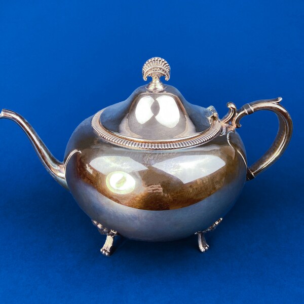 Silver Plated Teapot Etsy