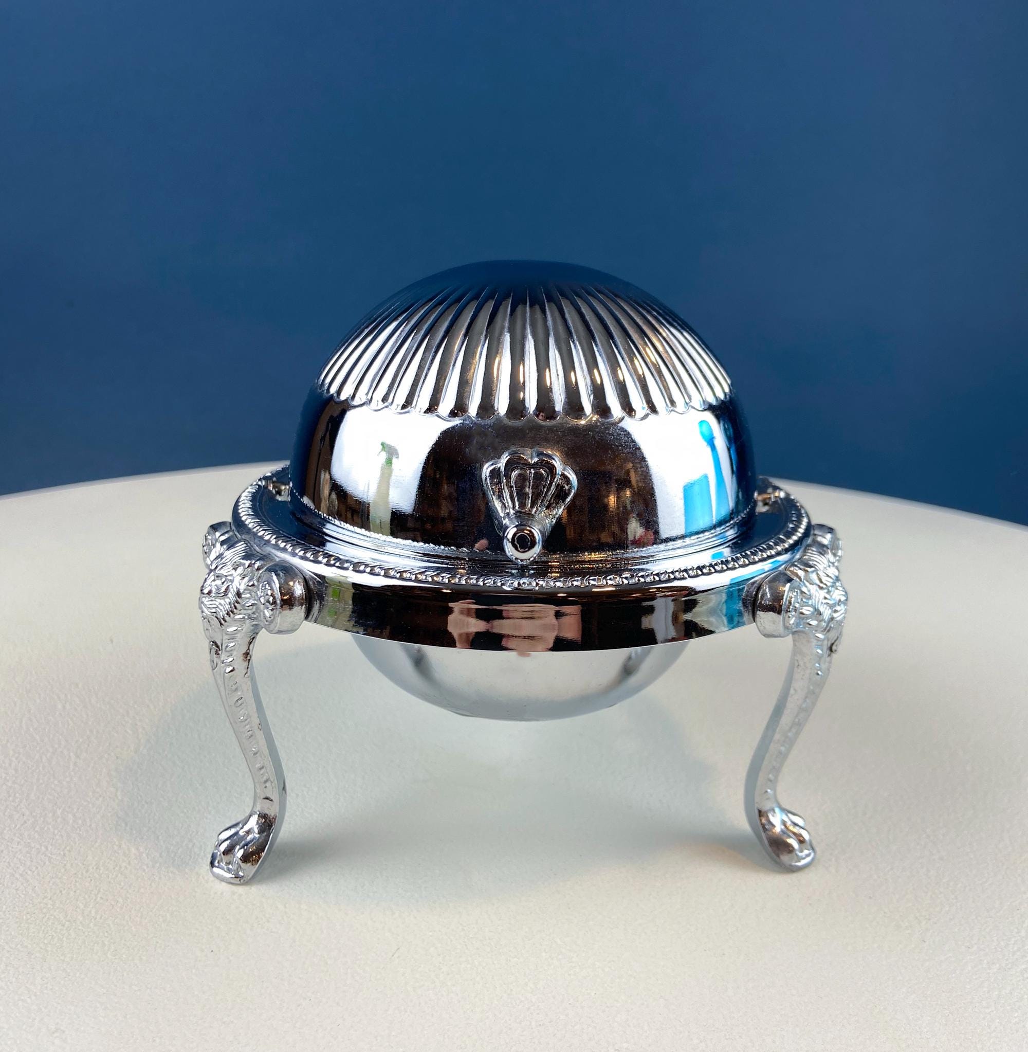 Roll Top Caviar Dish - Etsy