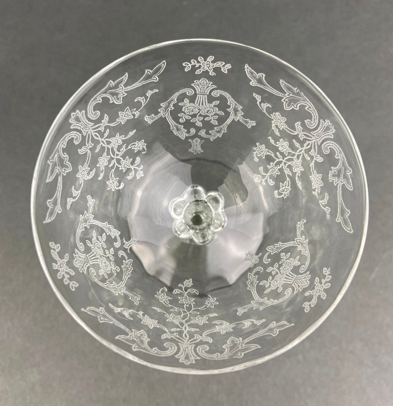 Vintage Fostoria Crystal Wine Clarets. Navarre Pattern Etsy