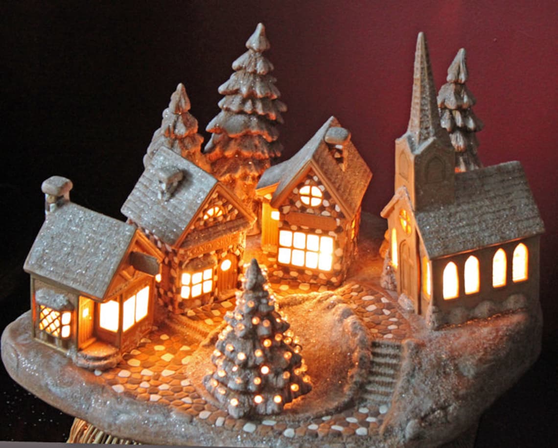 Porcelain Christmas Village 