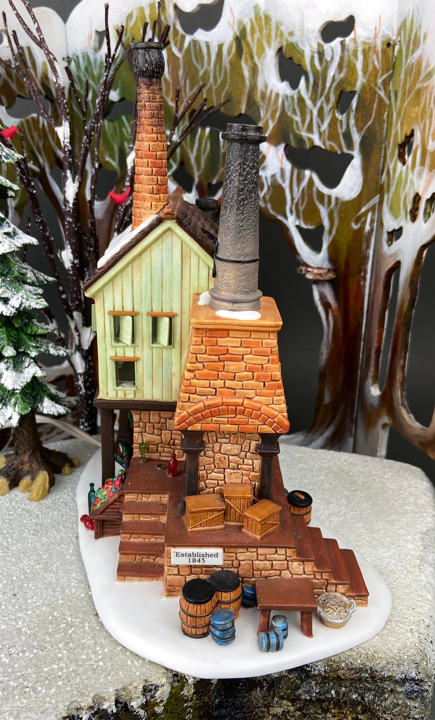 Illuminated Porcelain Christmas Village House by Dept. 56. Northern Li –  Anything Discovered