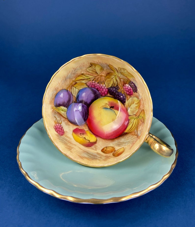 Vintage Tea Cup & Saucer. Aynsley Fine Bone China. Beautiful Etsy