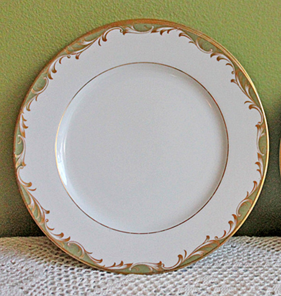 Vintage Porcelain Sango Replacement Plate. Salad Plate With Chateau
