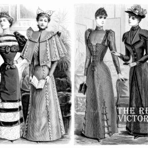 Printable Vintage Art Instant Download: Victorian Ladies Visiting Art ...